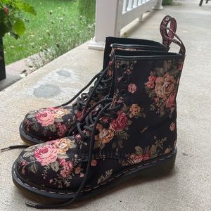 Floral Doc Martens